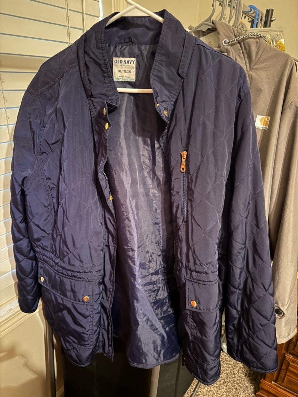 Old Navy Women's Quilted Navy Jacket